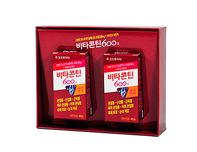 비타콘틴600정 포장재 이미지