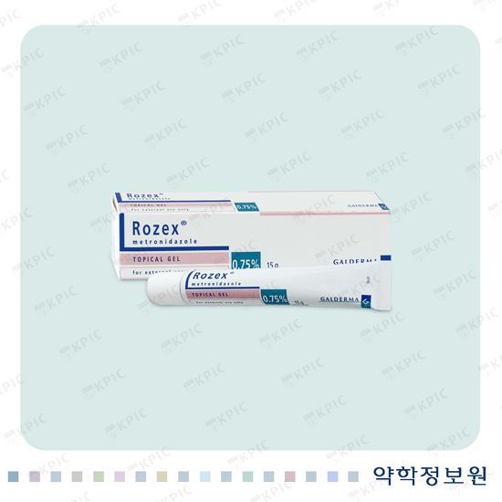 로섹스겔0.75% 포장재 이미지