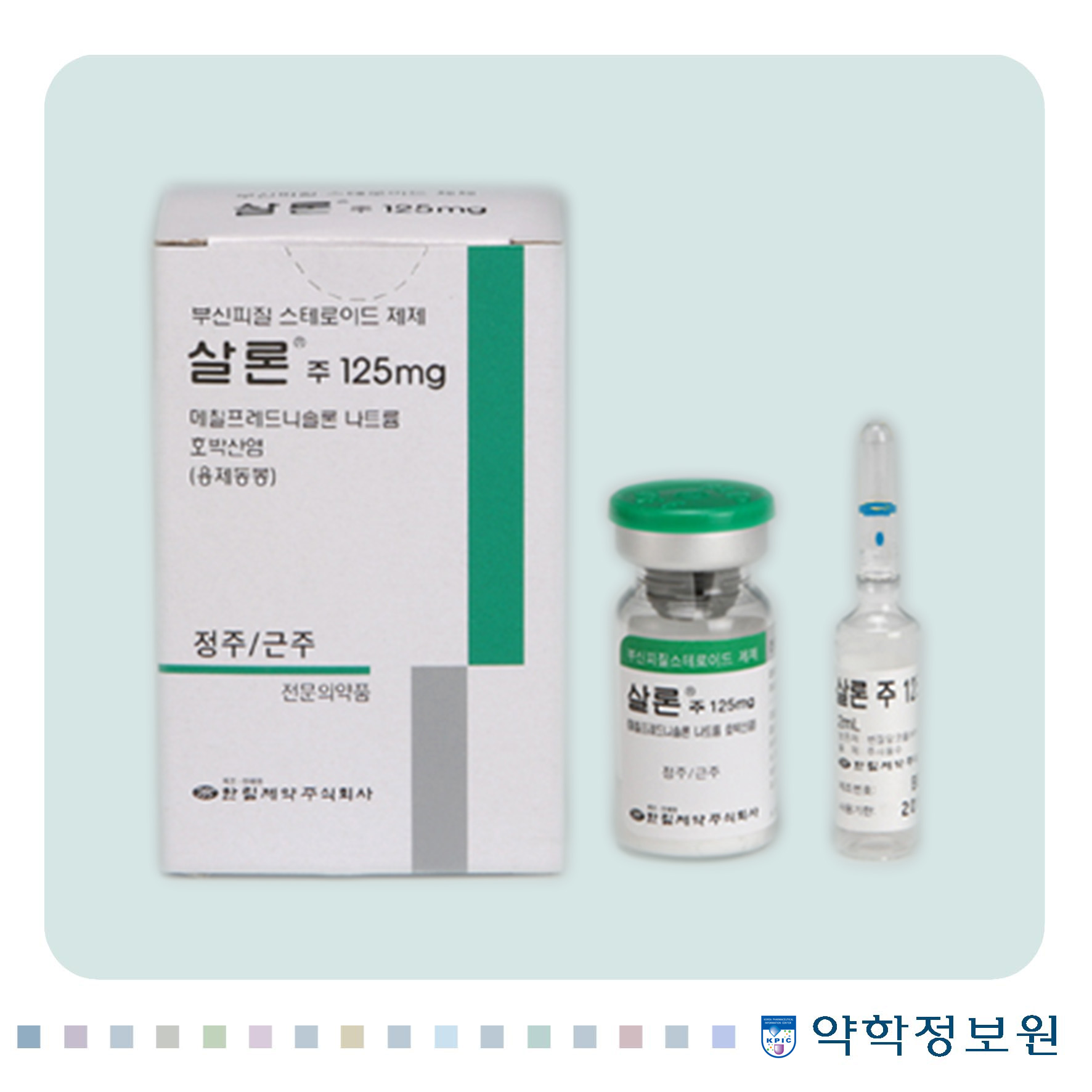 살론주125mg Salron Injection 125mg 의약품 정보