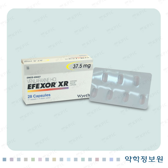 이팩사엑스알서방캡슐37.5mg 포장재 이미지